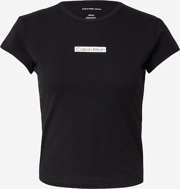 Calvin Klein Jeans Koszulka w kolorze czarny: przód