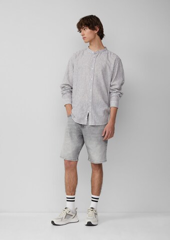 QS Regular Fit Hemd in Schwarz