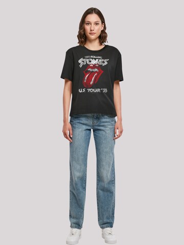 F4NT4STIC T-Shirt 'The Rolling Stones US Tour '78' in Schwarz