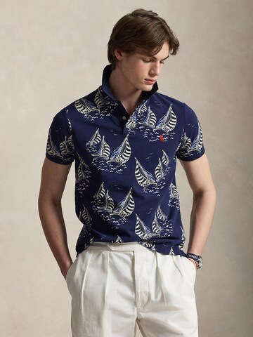 T-Shirt Polo Ralph Lauren en bleu : devant