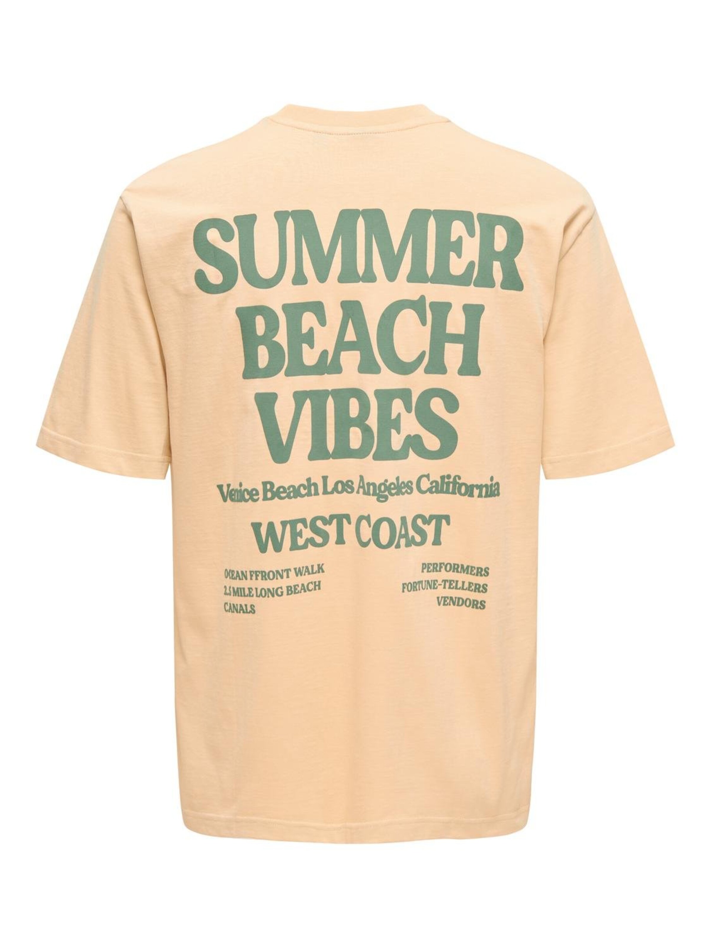 Only & Sons T-Shirt 'ONSKENNY' in Orange