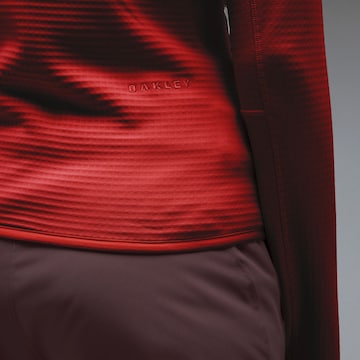 OAKLEY - Casaco de treino em moletão 'CANOPY' em vermelho