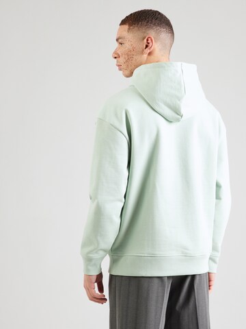 HUGO Μπλούζα φούτερ 'Dplanet 10256063 01' σε πράσινο: πίσω