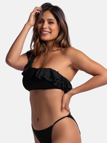 Dorina Bralette Bikini top in Black: front