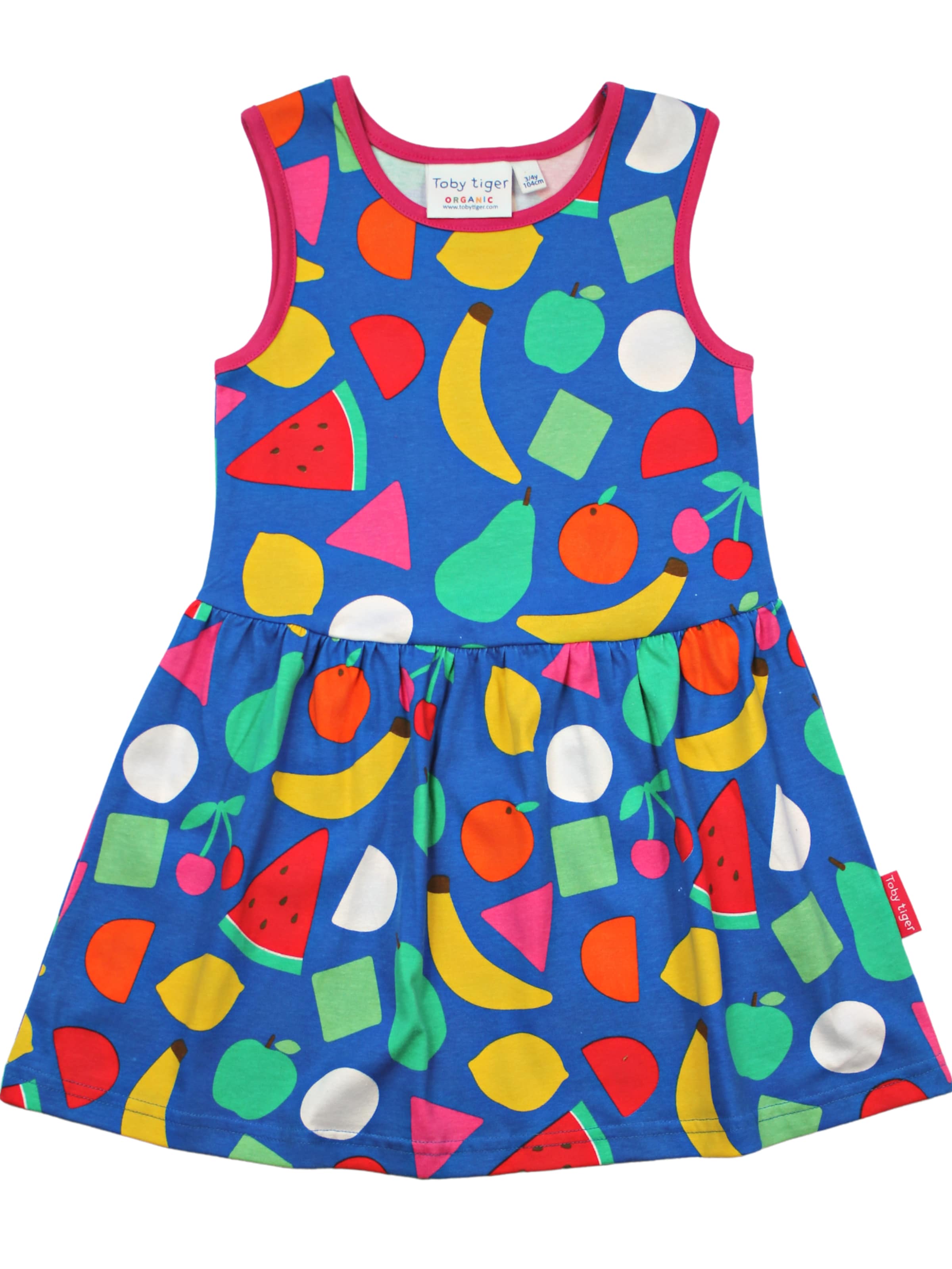 Toby Tiger Kleid‌‌‌ in Blau: Vorderseite