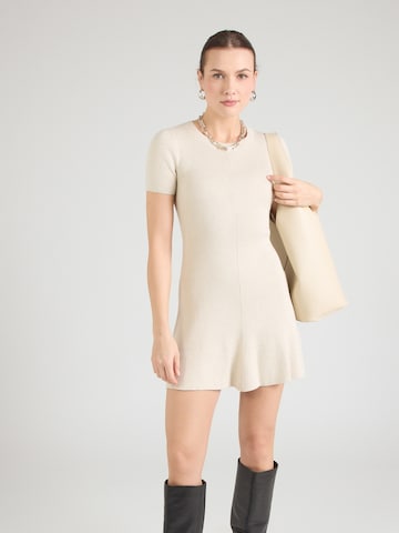 Calvin Klein JeansPletena haljina - bijela boja: prednji dio