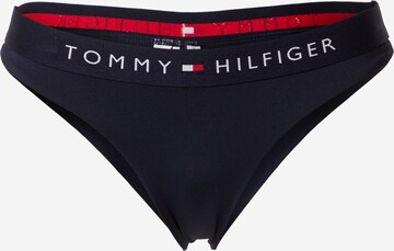 Slip costum de baie de la Tommy Hilfiger Underwear pe albastru: față