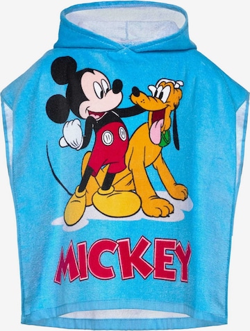 Serviette de douche 'Minnie Mouse' DISNEY en bleu : devant