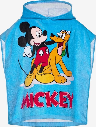 DISNEY Badeponcho 'Minnie Mouse' in azur / orange / rot / schwarz, Produktansicht