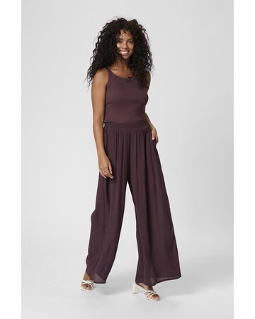 Kaffe Wide leg Broek in Lila