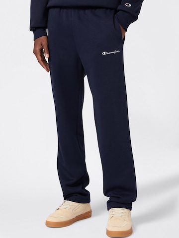 Champion Authentic Athletic Apparel Обычный Штаны в Синий: спереди