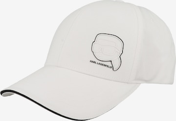 Karl Lagerfeld - Boné em branco: frente
