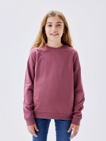 NAME IT Sweatshirt i rosa: framsida