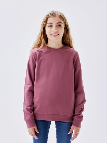 Sweat-shirt NAME IT en rose : devant