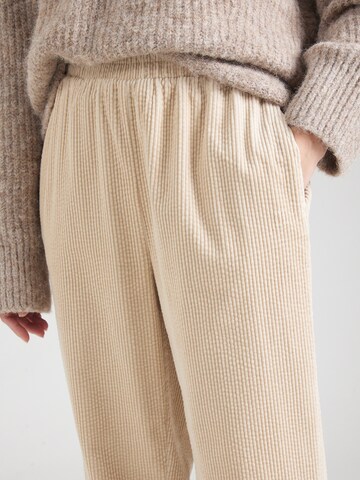 Wide leg Pantaloni 'Berinna' di mbym in beige