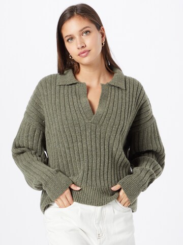 Pullover 'Husky' di WEEKDAY in verde: frontale