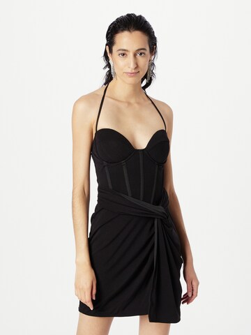 Misspap Dress in Black: front