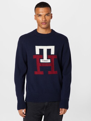 TOMMY HILFIGER Tröja i blå: framsida