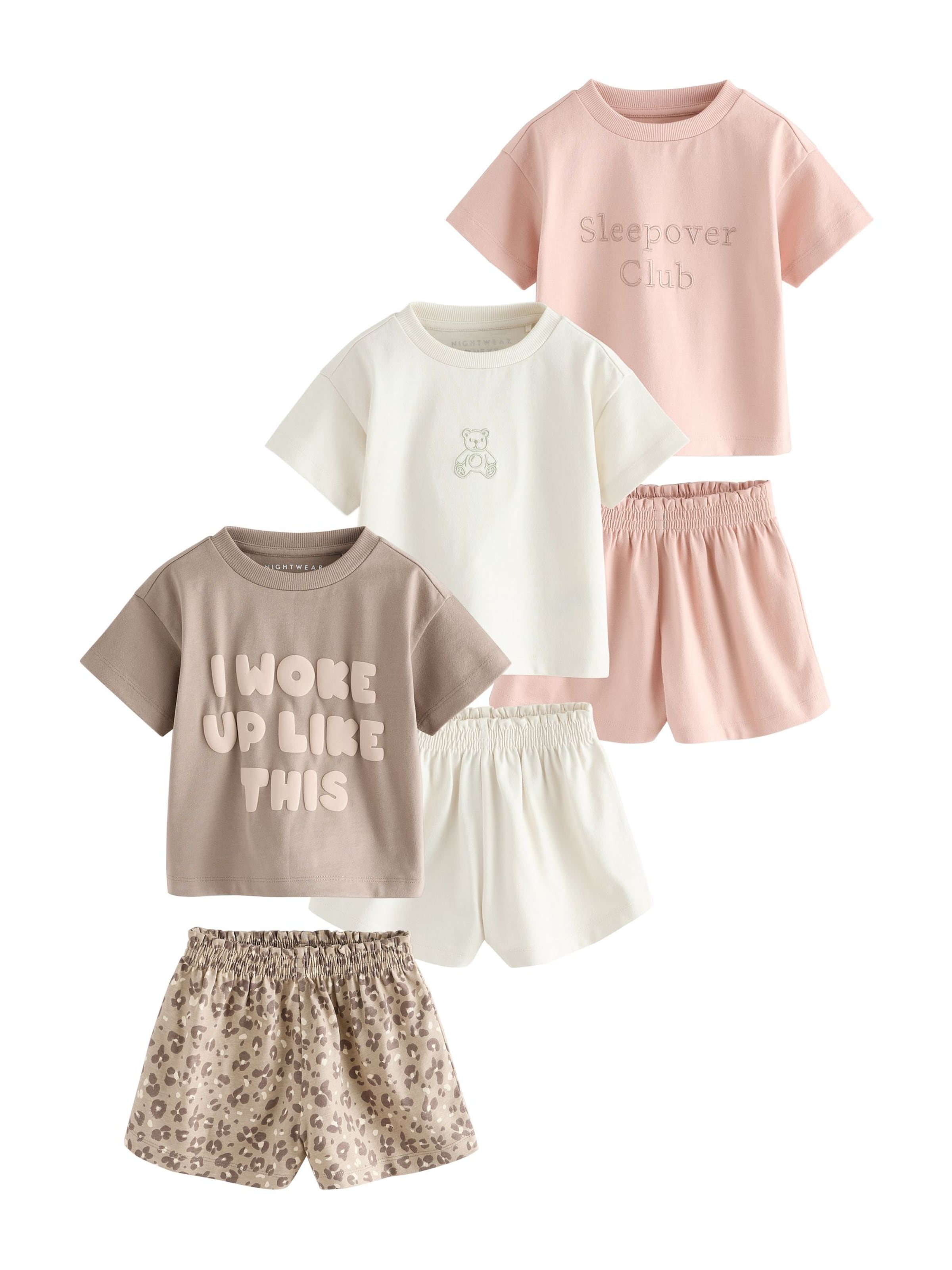 Next Pajamas in Beige: front