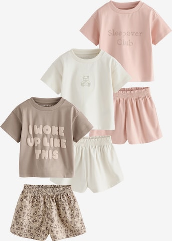 Next Pajamas in Beige: front