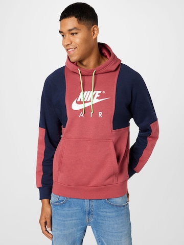 Nike Sportswear Sweatshirt 'Air' in Rot: predná strana