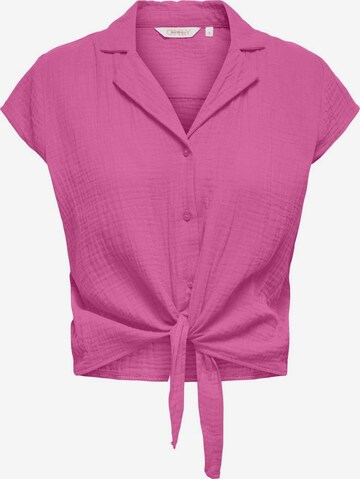 Camicia da donna 'THYRA' di ONLY in rosa: frontale