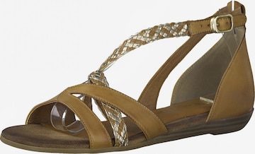 TAMARIS Strap Sandals in Brown: front