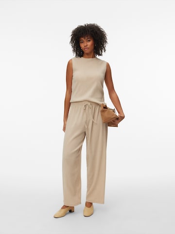 Wide Leg Pantalon 'VMLUNA' VERO MODA en gris