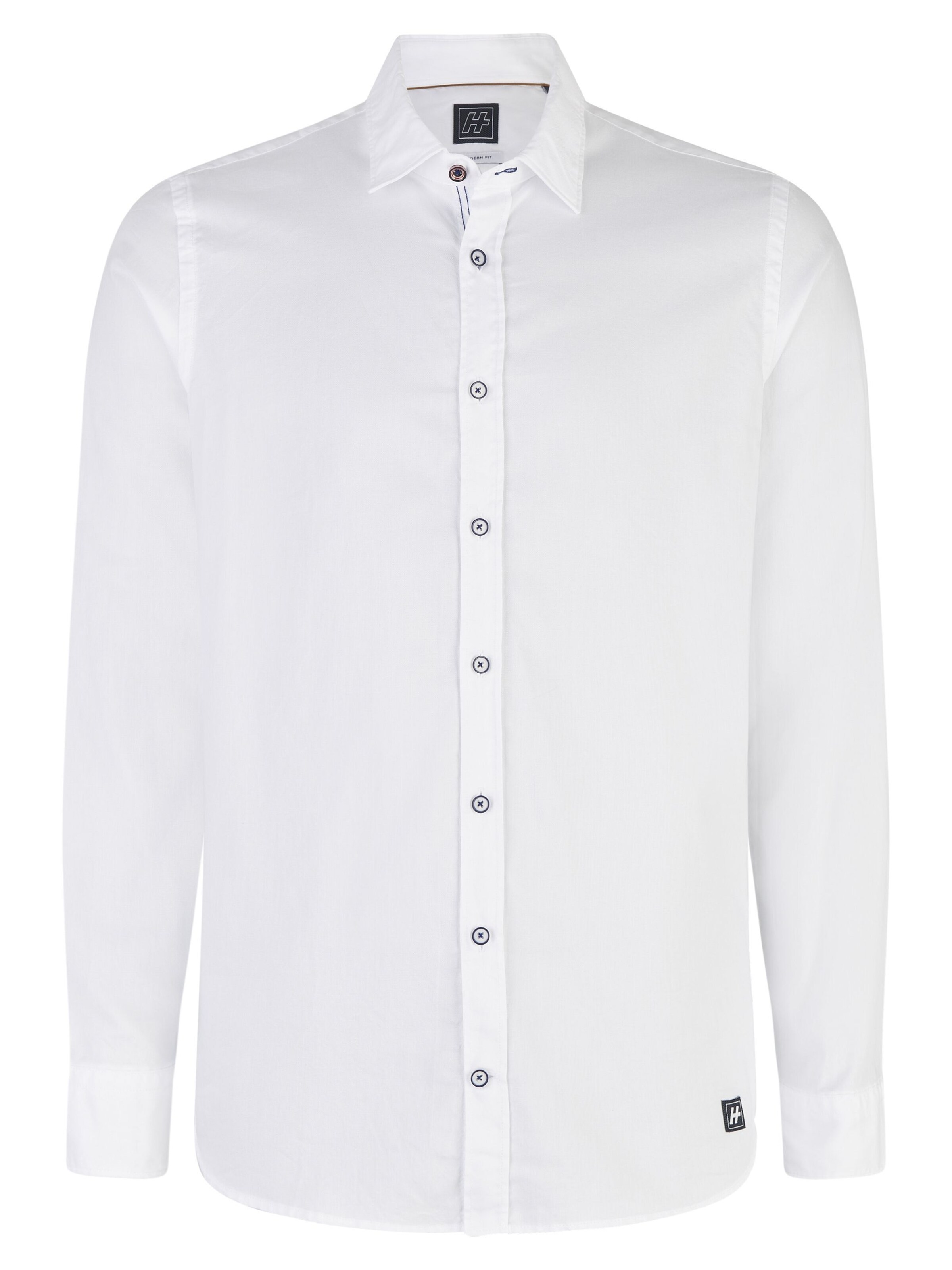 Coupe regular Chemise business HECHTER PARIS en blanc : devant