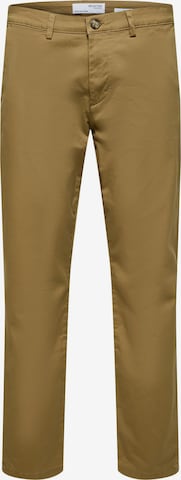 SELECTED HOMME Chino trousers 'New Miles' in Brown: front