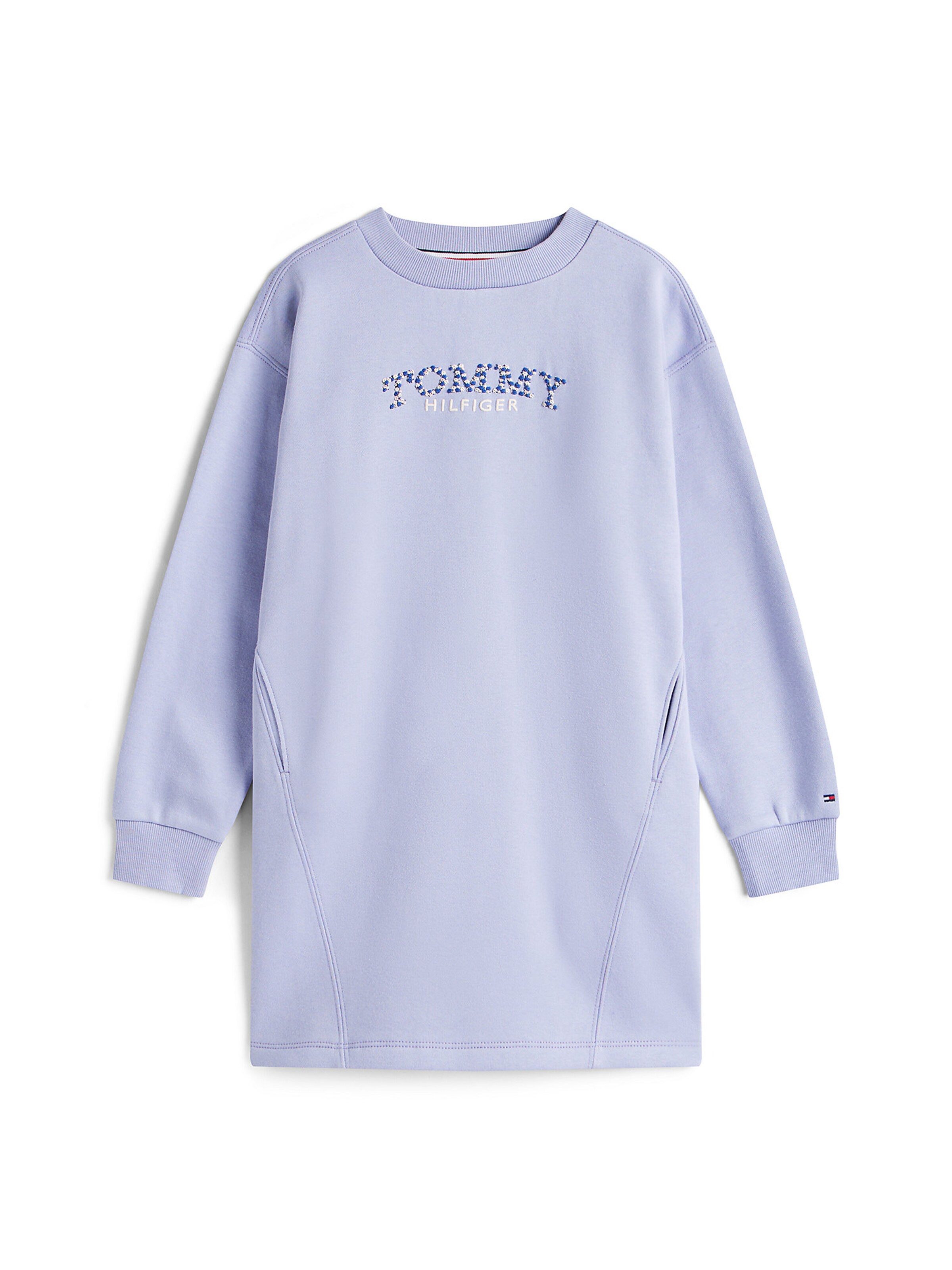 Robe TOMMY HILFIGER en violet : devant