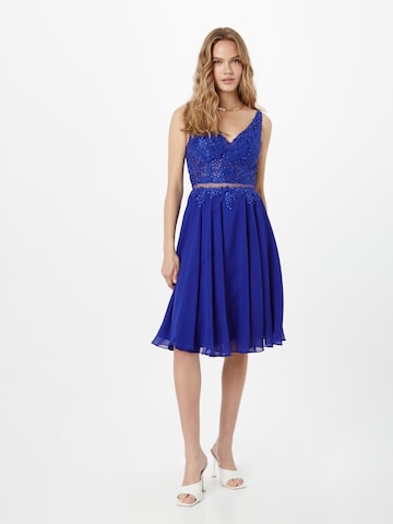 mascara Cocktail dress in Blue: front