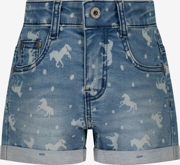 SALT AND PEPPER Regular Pants 'Horses' in Blue: front