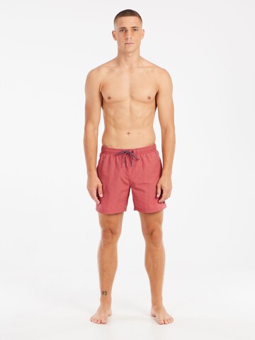 PROTEST Badeshorts 'FASTER' in Rot