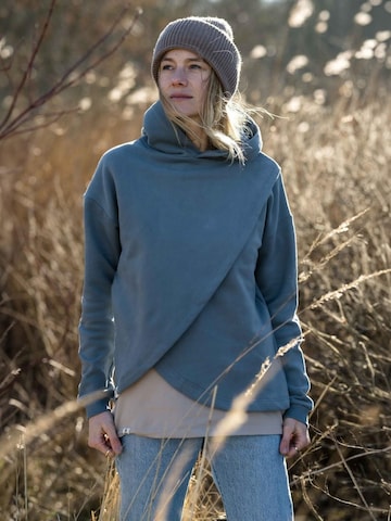 NOORLYS Sweatshirt 'VINGER' in Blue: front