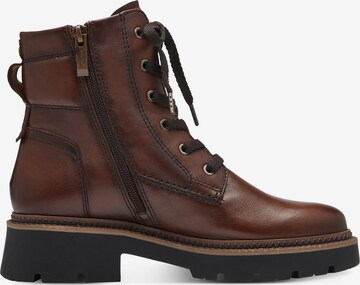 TAMARIS Lace-Up Ankle Boots in Brown