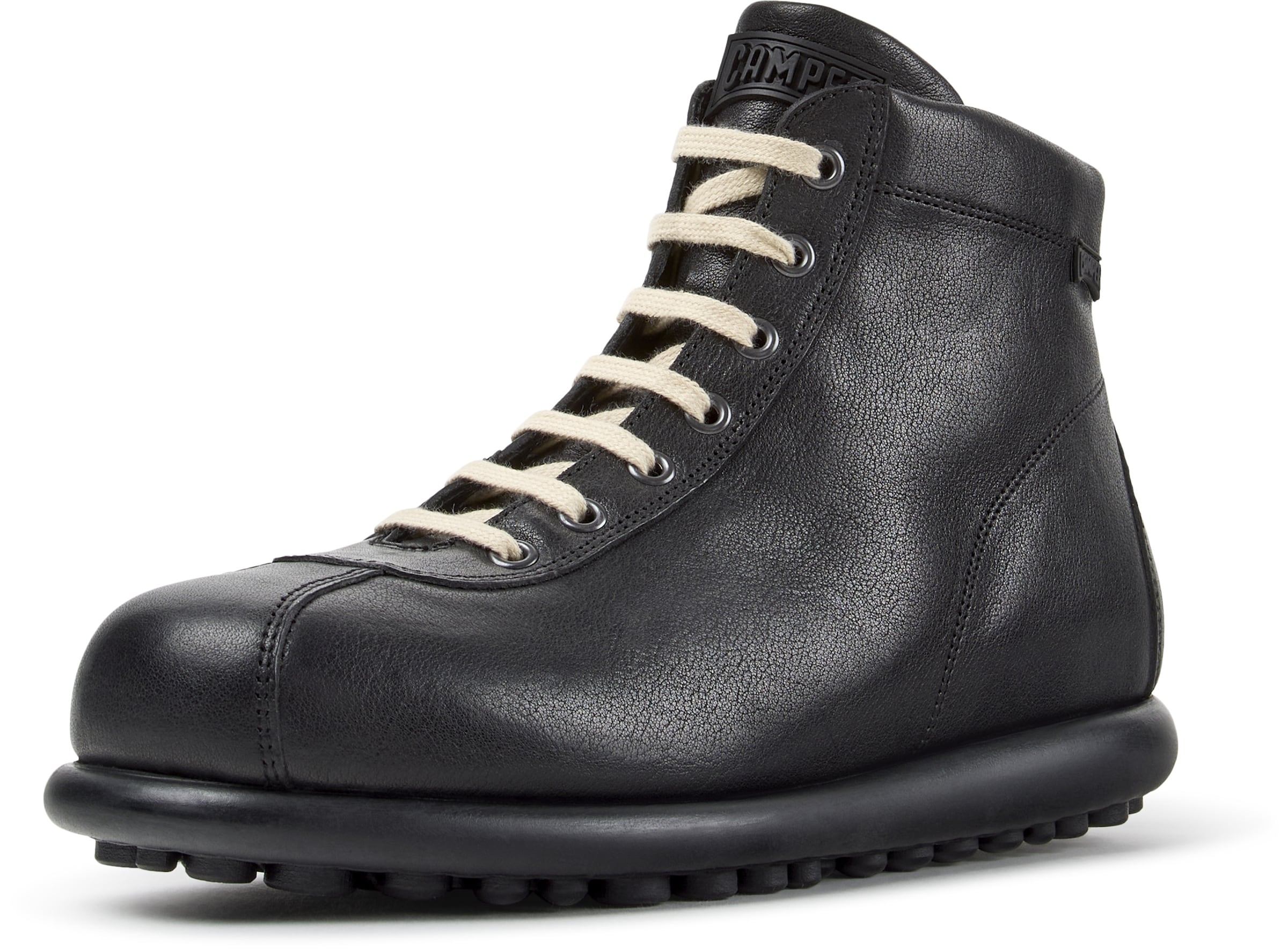 CAMPER - Botas com atacadores ' Pelotas Ariel ' em preto: frente