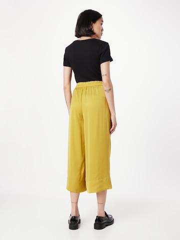 Wide Leg Pantalon 'Mingai' SECOND FEMALE en jaune