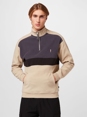 !Solid Sweater 'Carl' in Beige: front
