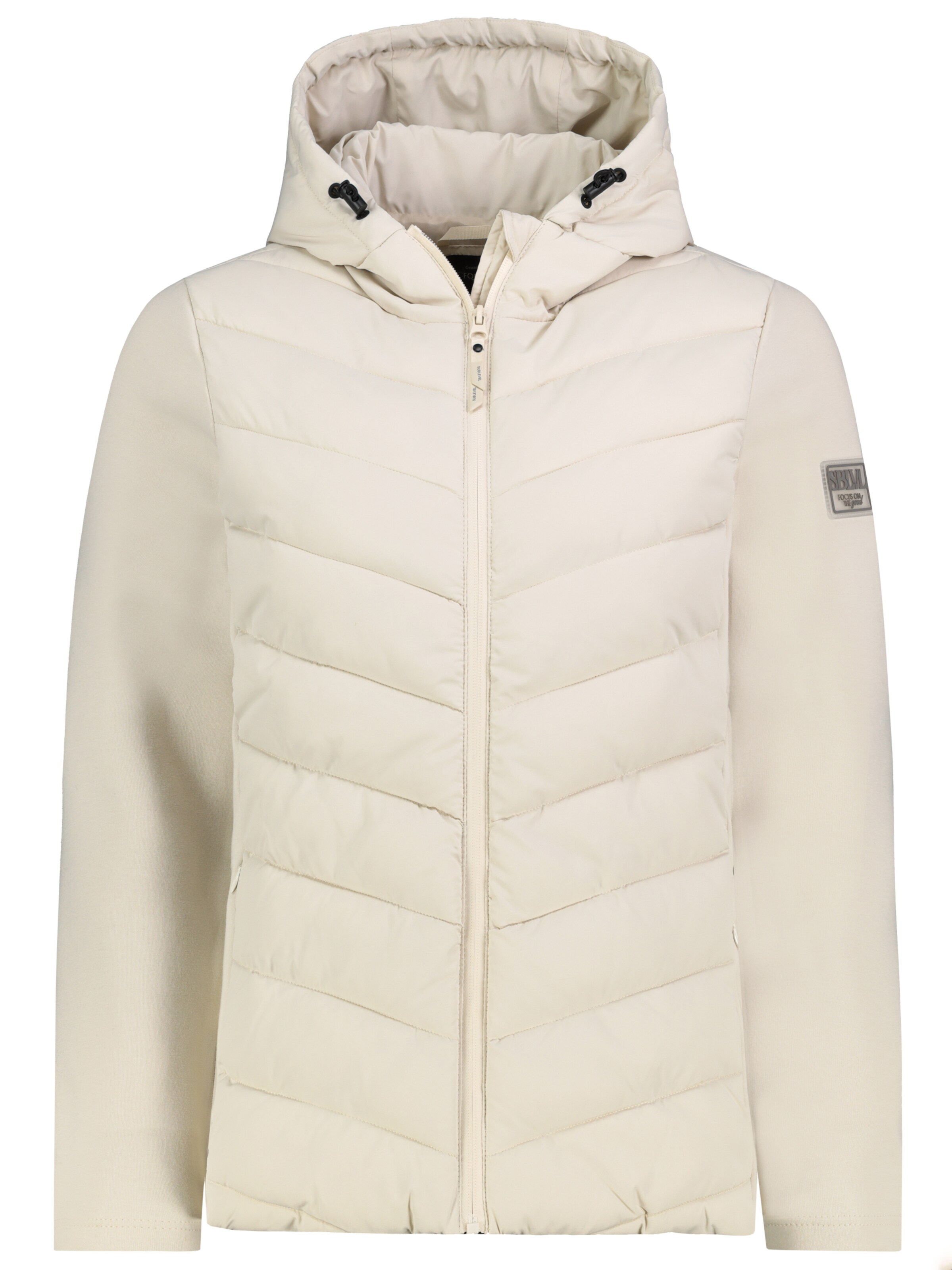 Sublevel Jacke in Beige: Vorderseite