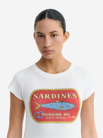 Thinking MU Shirt 'MIRNA' in Weiß