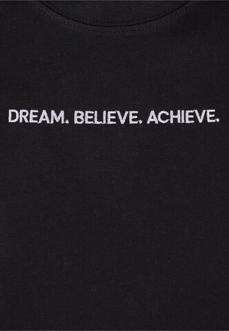 Maglietta 'Dream. Believe. Achieve' di Mister Tee in nero