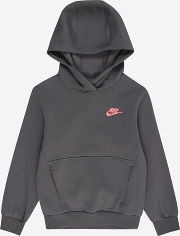 Nike Sportswear Μπλούζα φούτερ 'Club Fleece' σε γκρι: μπροστά