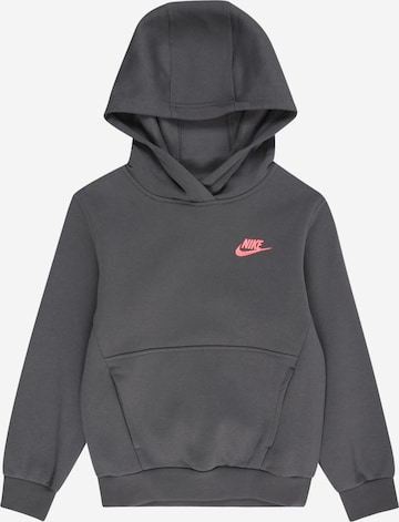 Nike Sportswear Sweatshirt 'Club Fleece' in Grey: front