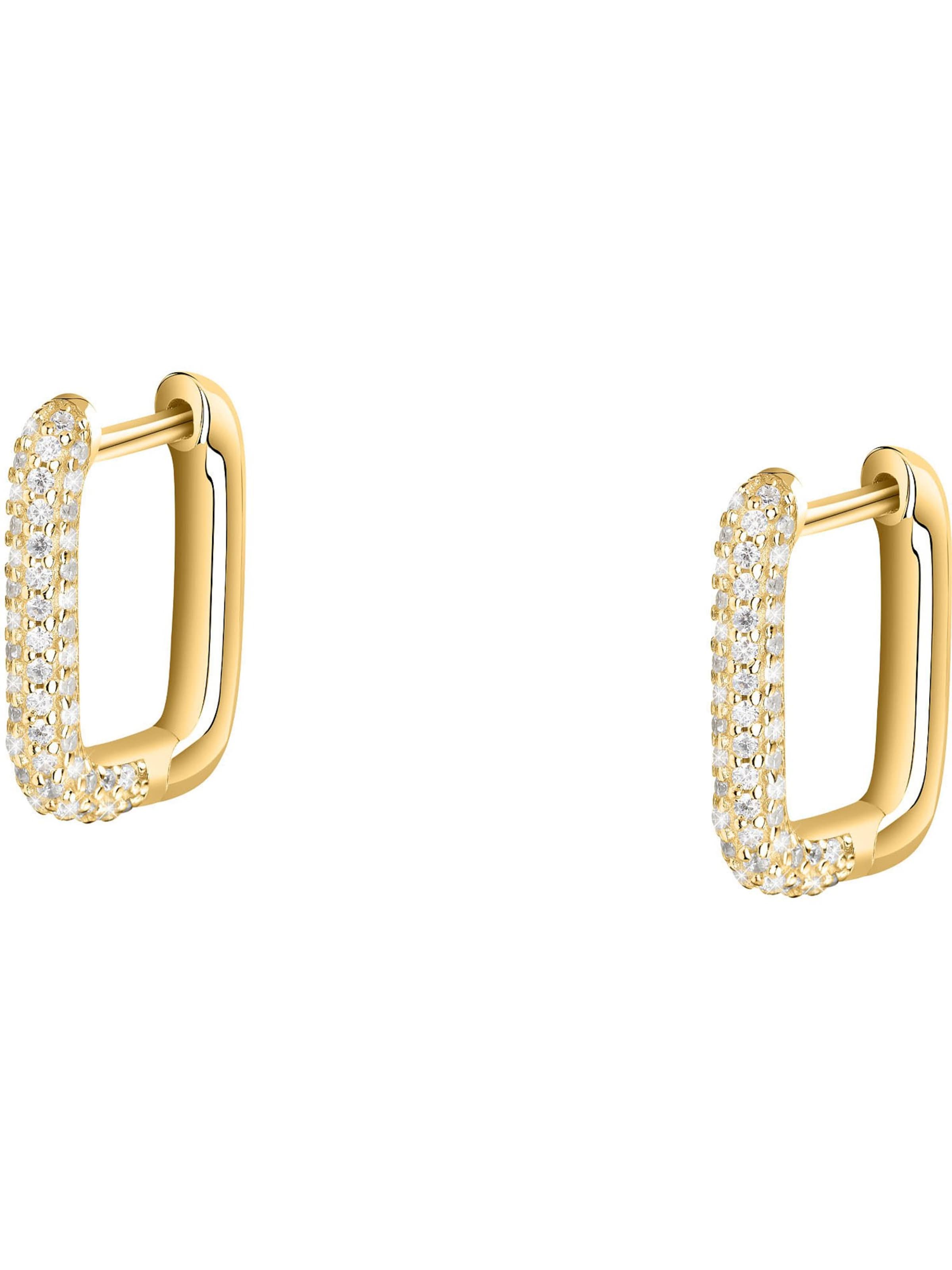 CHRIST Earrings in Gold: front