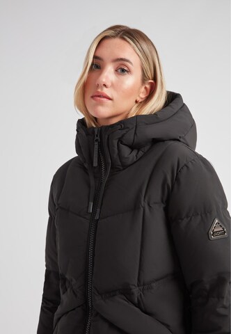 Manteau d’hiver 'Black Star' JACK1T en noir