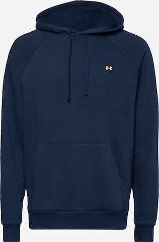 UNDER ARMOUR Sports sweatshirt 'Rival' in Blue: front