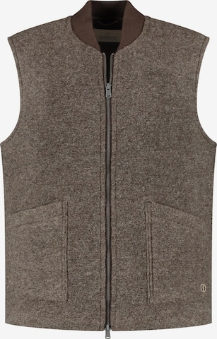 Dstrezzed Weste 'Nils' in Grün: Vorderseite