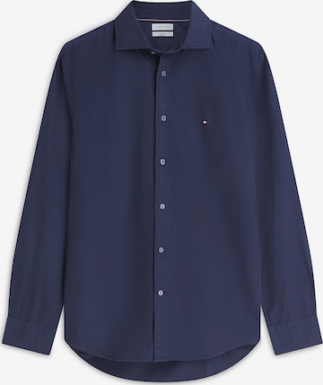 TOMMY HILFIGER Regular Fit Hemd in Blau: Vorderseite