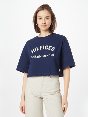 TOMMY HILFIGER - Camiseta en azul: frente